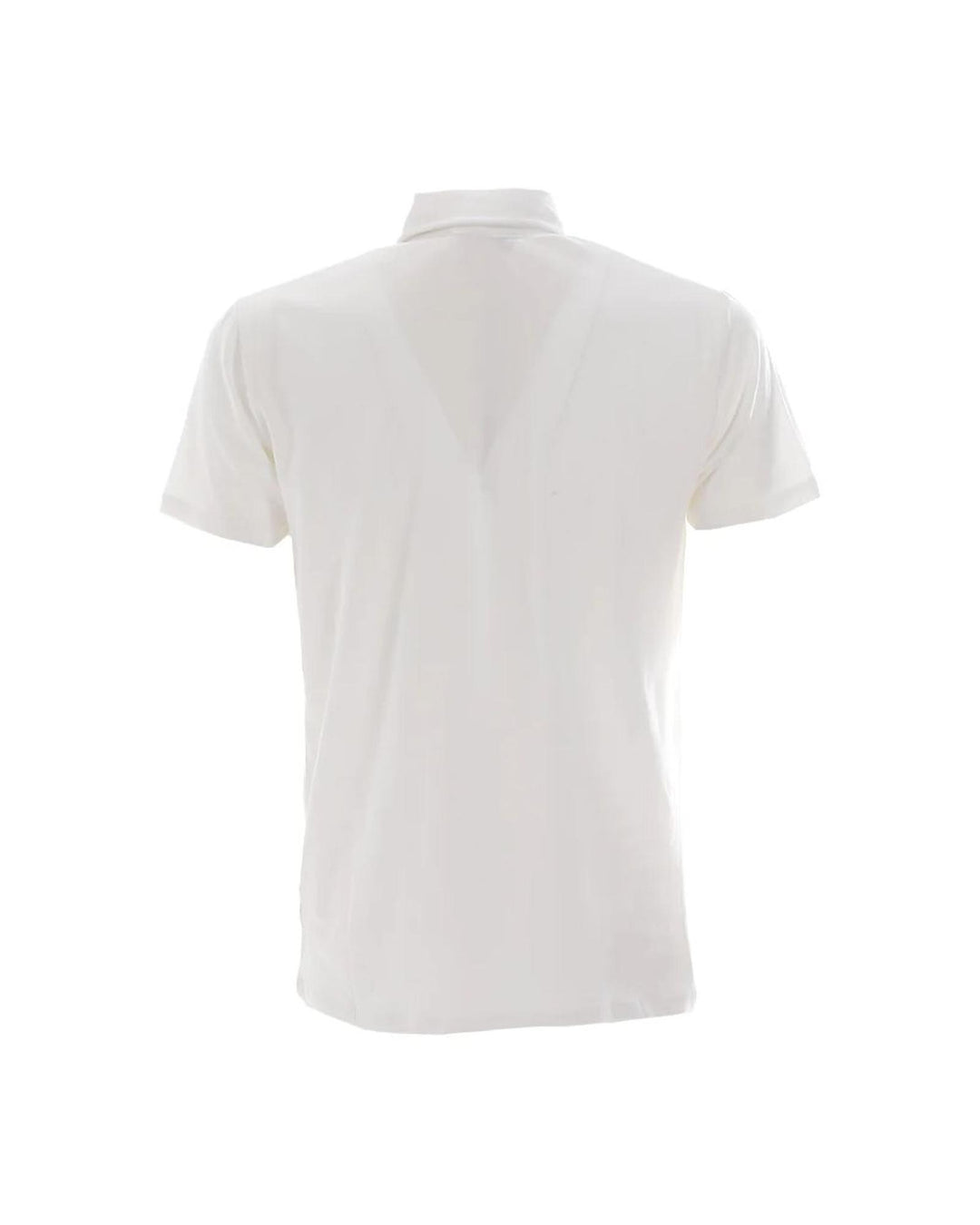 Yes Zee Men's White Cotton Polo Shirt - 2XL