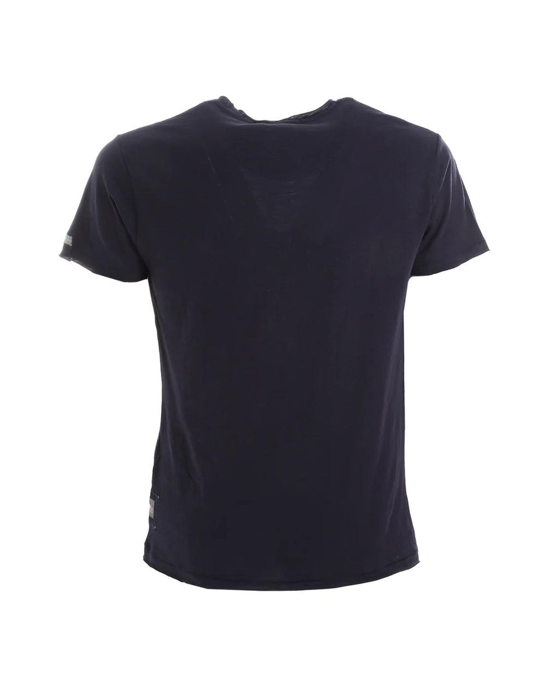 Yes Zee Men's Blue Cotton T-Shirt - M