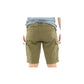 Yes Zee Men's Green Cotton Short - W38 US