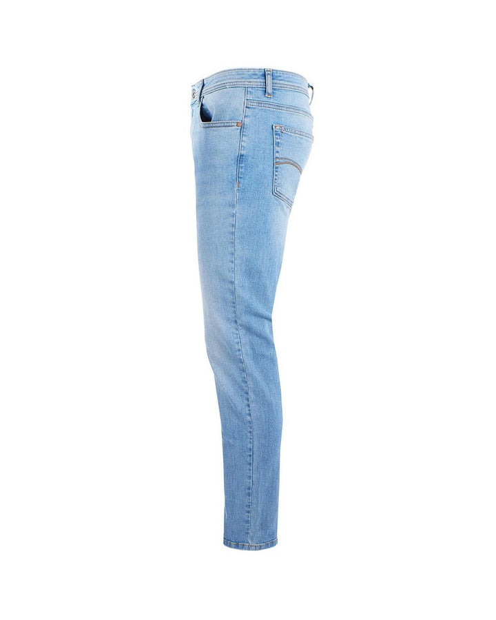 Yes Zee Men's Light Blue Cotton Jeans & Pant - W34 US