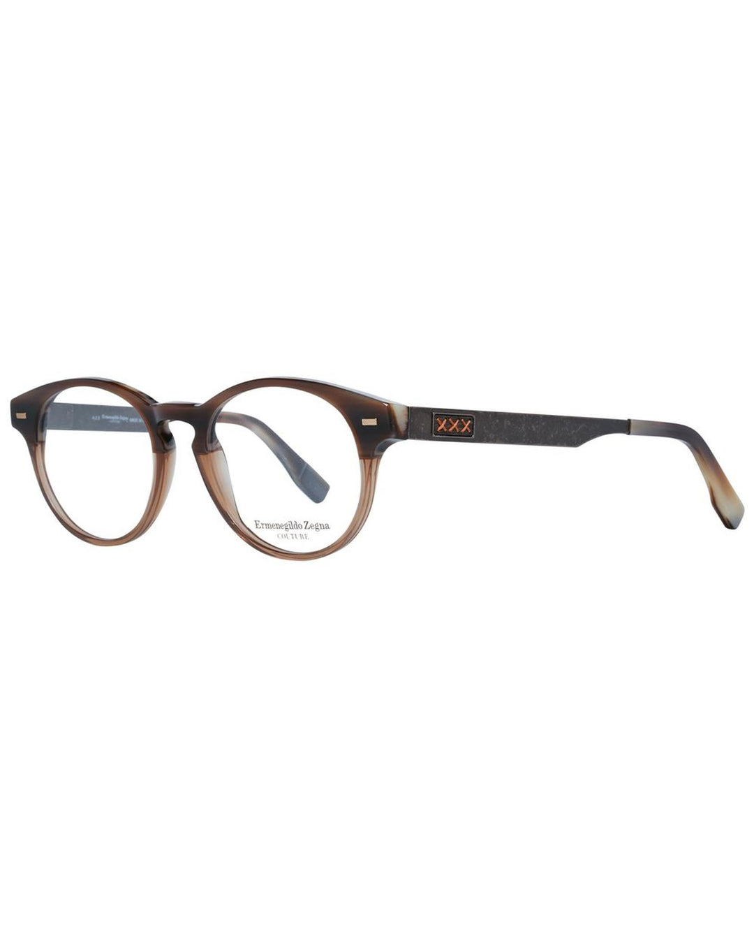 Zegna Couture Men's Brown  Optical Frames - One Size