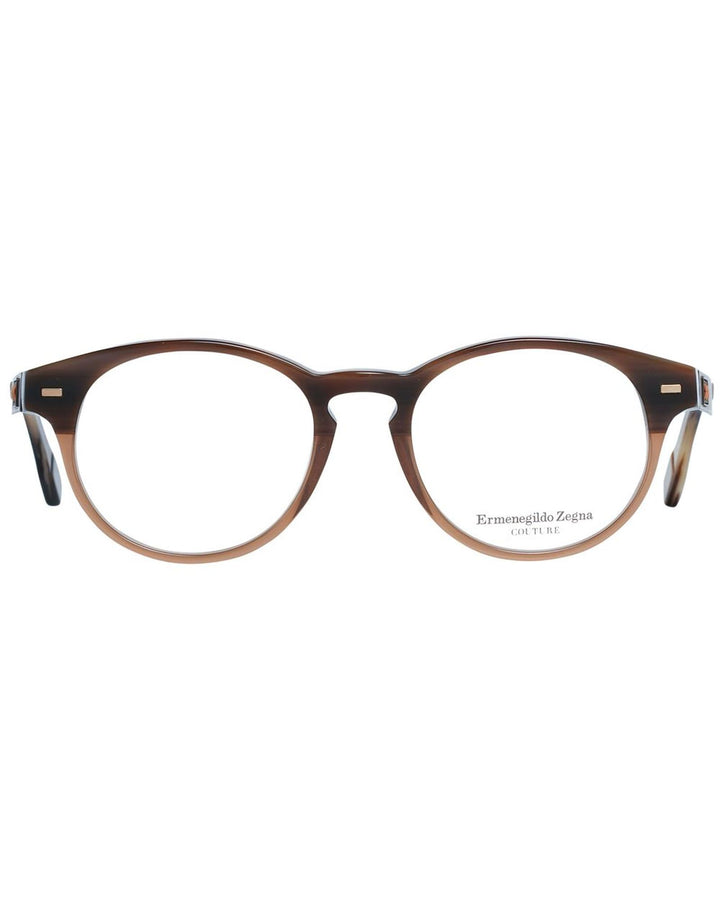 Zegna Couture Men's Brown  Optical Frames - One Size