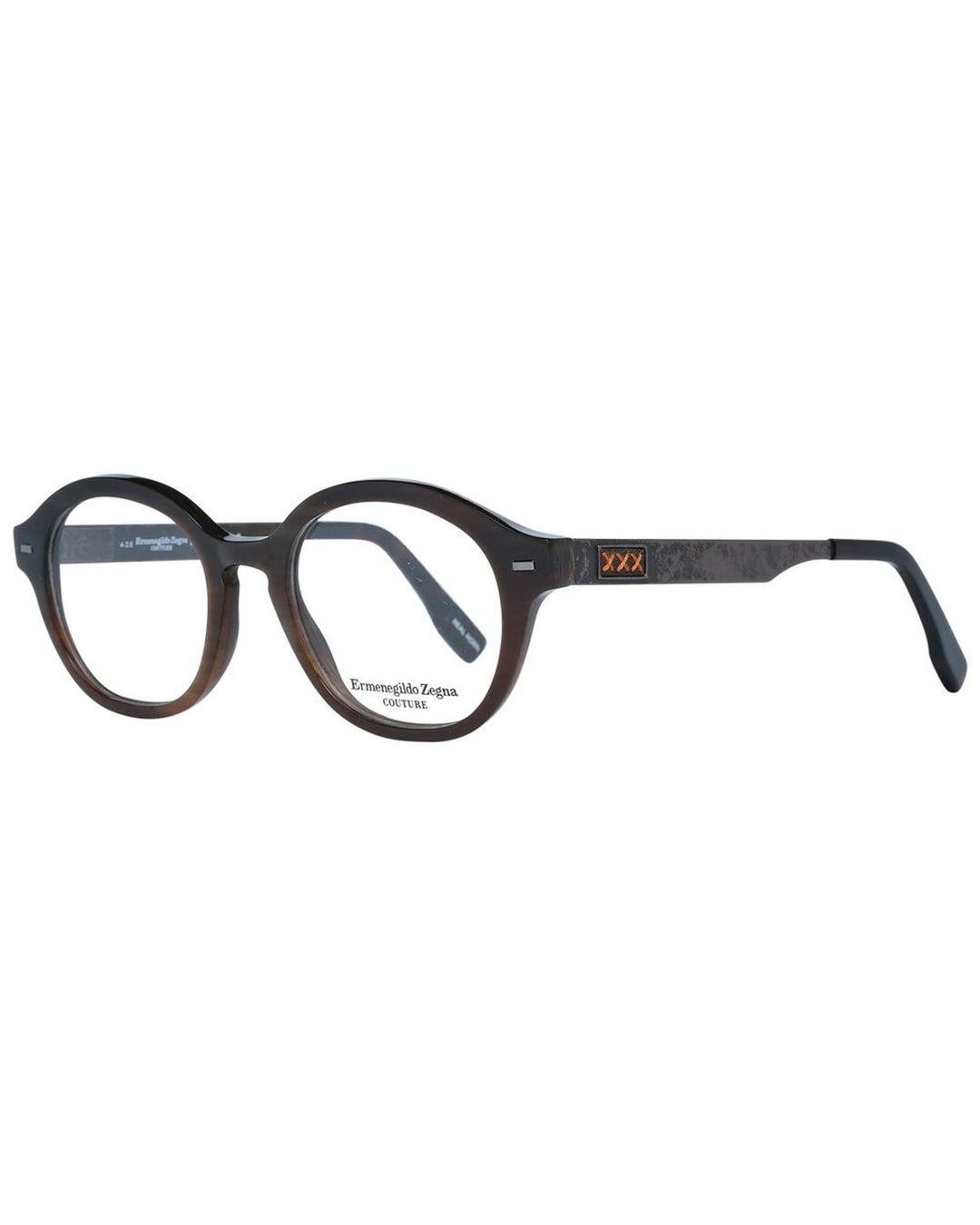 Zegna Couture Men's Brown  Optical Frames - One Size