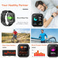 Smart Watch  44mm  Bluetooth call Screen True Multidial Blood Oxygen Game Sports Mode Pro FOR IOS and Android Black with 2 straps