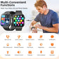 Smart Watch  44mm  Bluetooth call Screen True Multidial Blood Oxygen Game Sports Mode Pro FOR IOS and Android Black with 2 straps