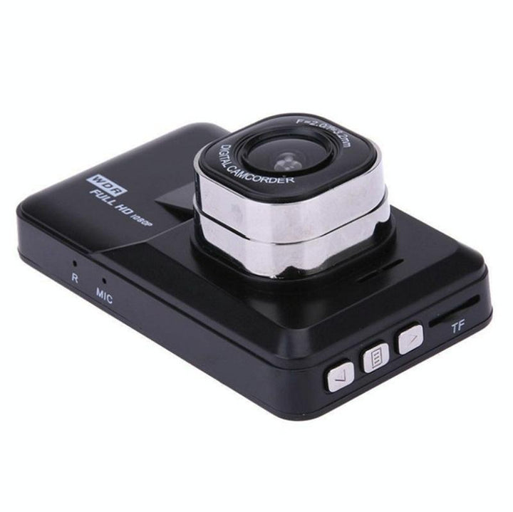 1080P Hd 3.0 Wide-Angle Driving Recorder With Reversing Image - Compact Size