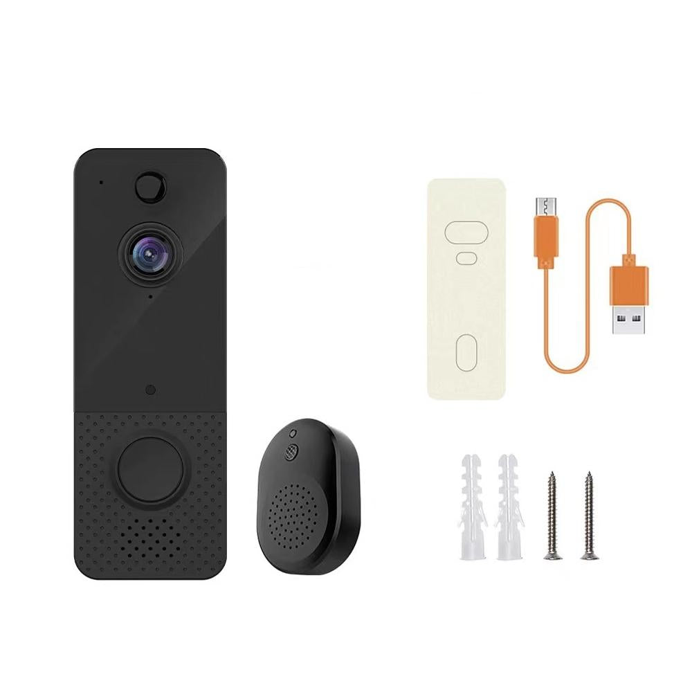 Wireless Wifi Video Doorbell With Night Vision And Ai Recognition - 720P - 2600 Mah