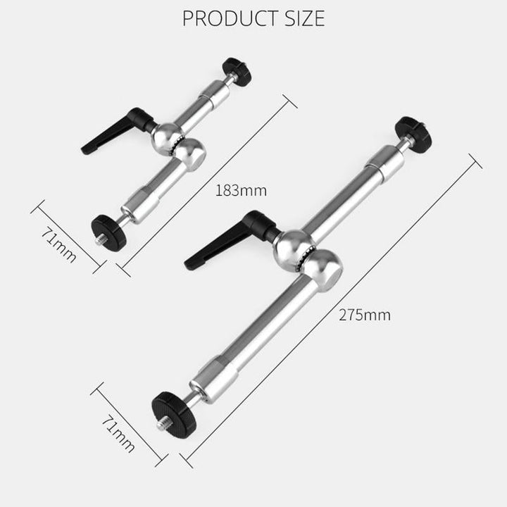 11-Inch Stainless Steel Articulating Magic Arm With Adjustable Friction