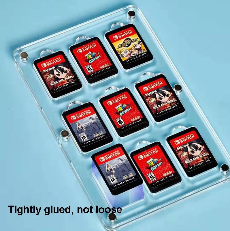 Switch Magnetic Crystal Card Storage Box - 14 Grid