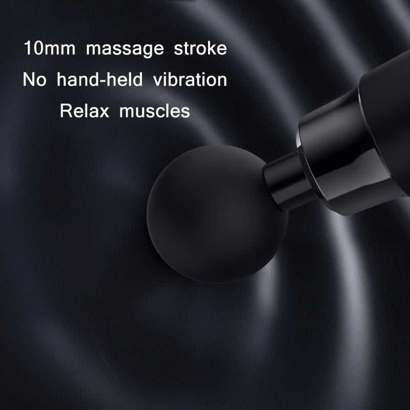 12-Speed Vibrating Mini Muscle Massager - Gray