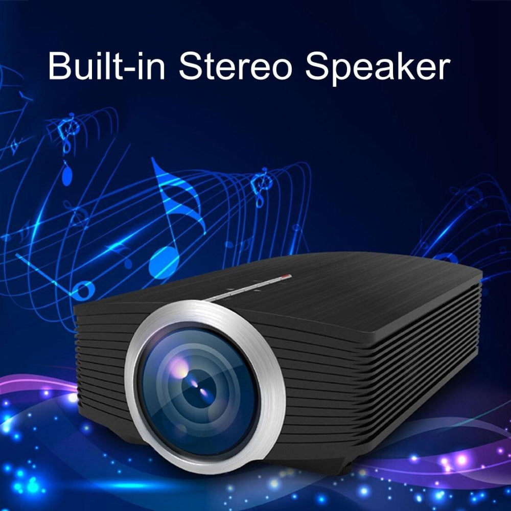 1200 Lux Led Projector For Home Theater - Hdmi Vga Av Tf Usb