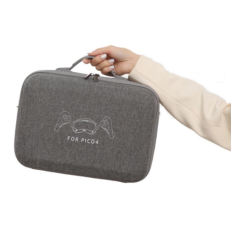 Compact Vr Storage Bag For Pico 4 - Hard Shell