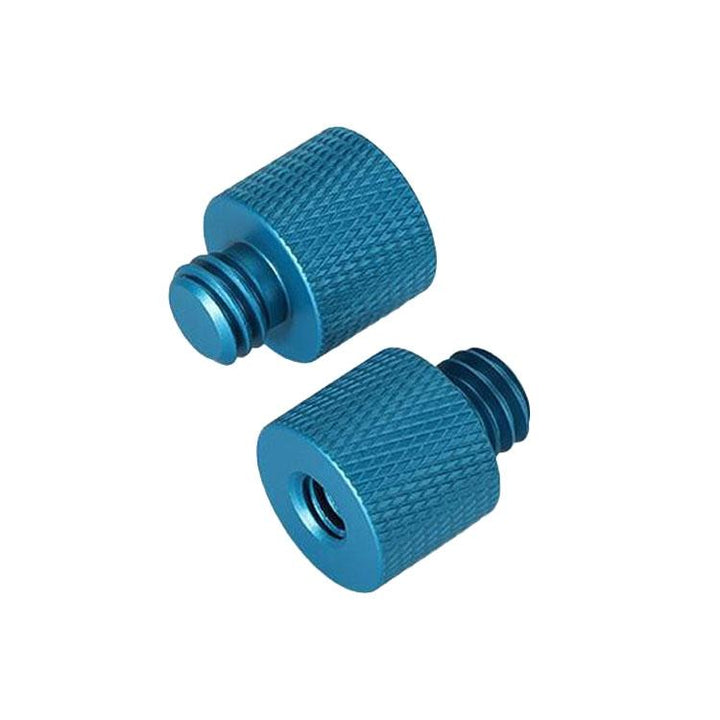 10-Piece Screw Adapter Set 1 / 4 Female To 3 / 8 Male Blue