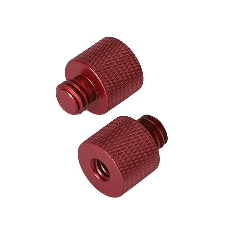 10-Piece 1 / 4 To 3 / 8 Screw Adapter - Red