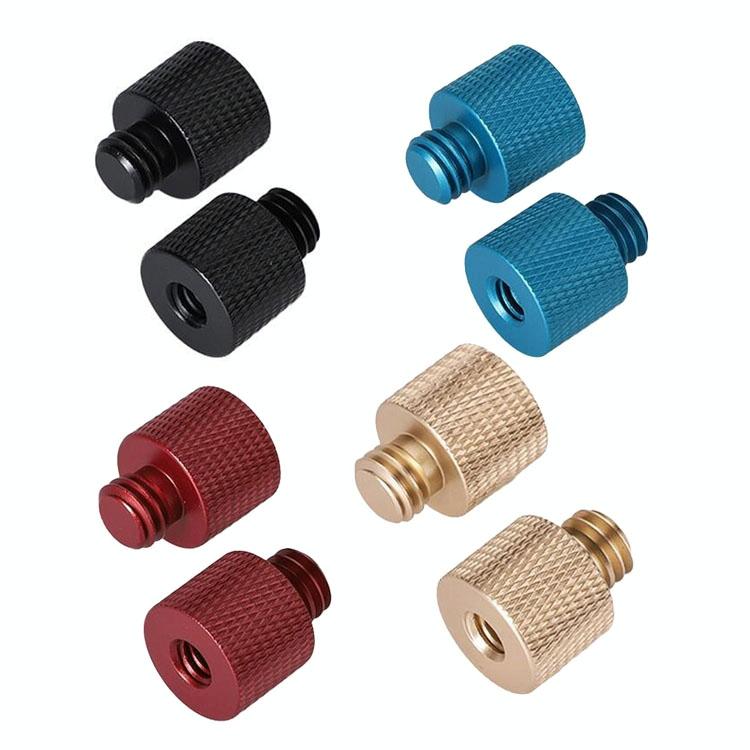 10-Piece 1 / 4 To 3 / 8 Screw Adapter - Red