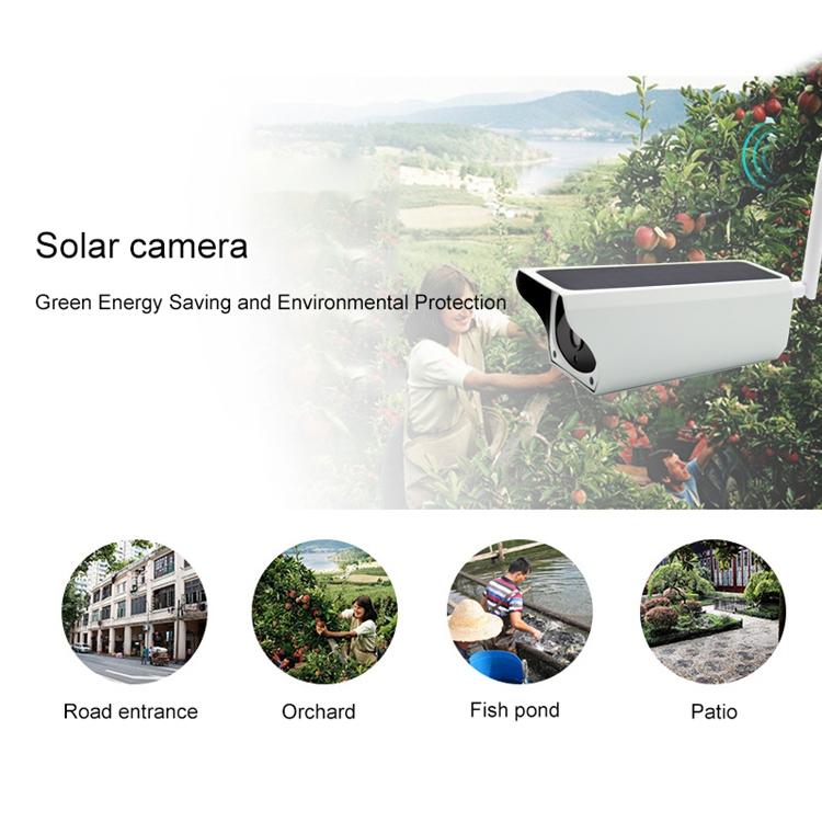 1080P Solar Wifi Battery Camera With Motion Detection & Night Vision - 32Gb Sd Card Support