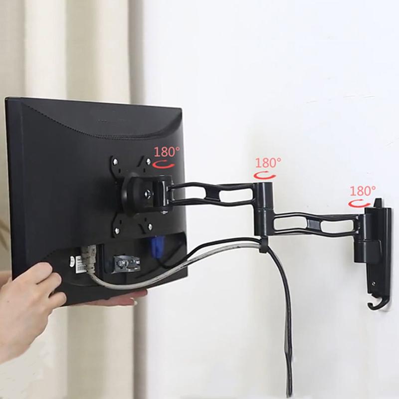 Telescopic Rotating Tv Wall Mount For Gibbon L33 Monitors