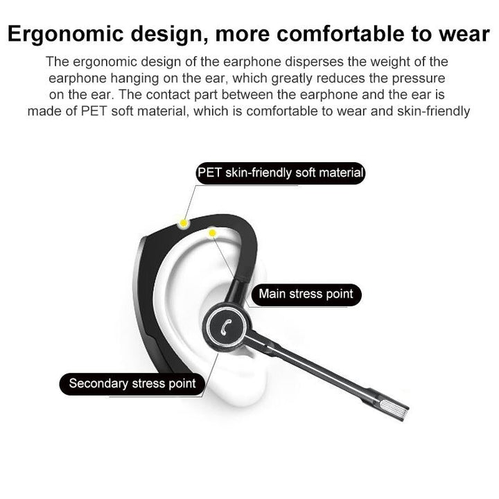 Business & Car Use Bluetooth Earphone - Wireless