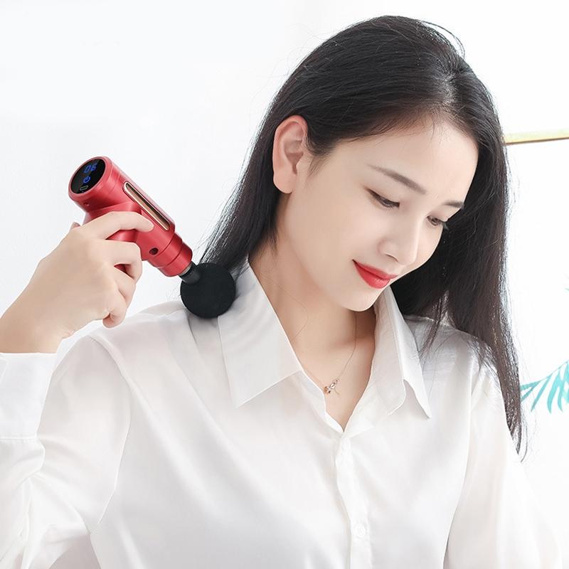 Electric Shock Muscle Massage Gun - Mini Red Fascia Pocket