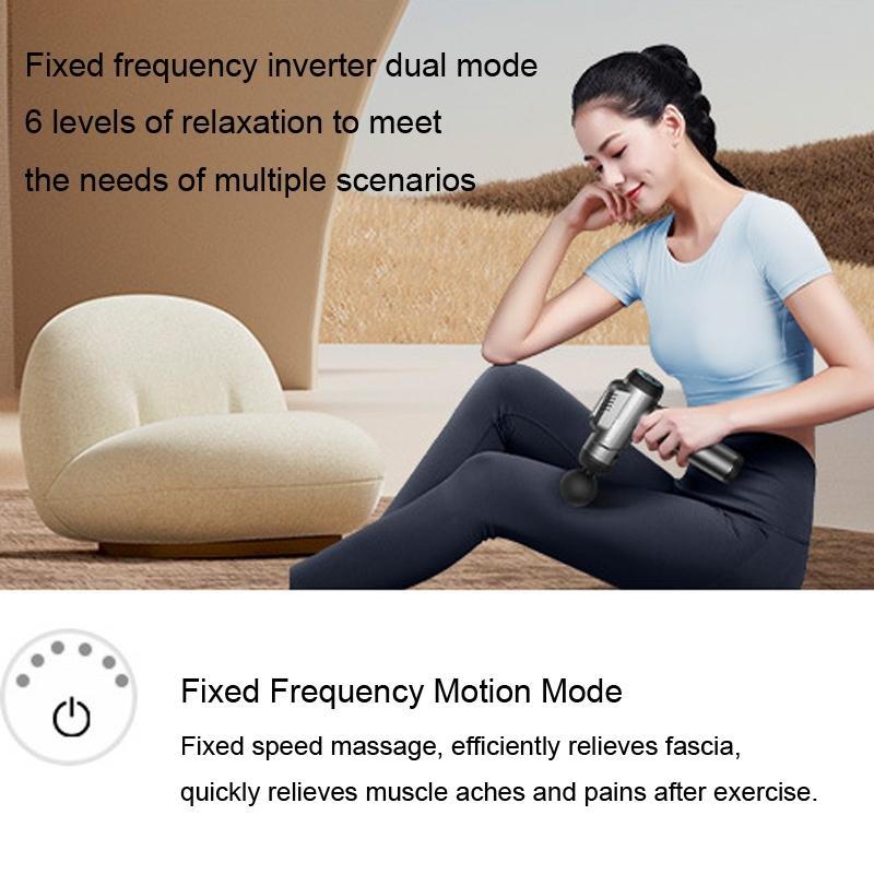 Intelligent 6-Speed Fascia Massager With 4 Heads