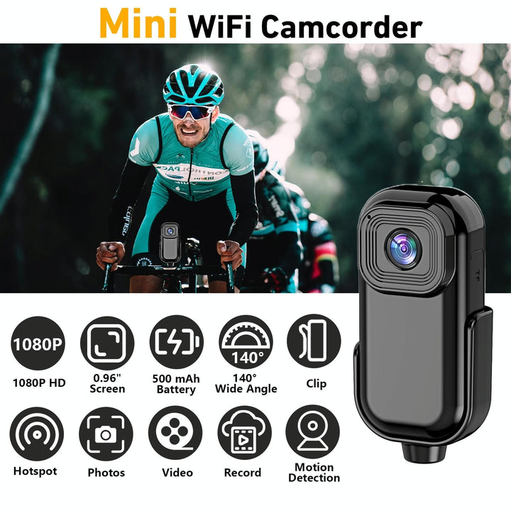 1080P Mini Action Cam For Sport Dv Video Recording 0.96 Inch Pocket Camera