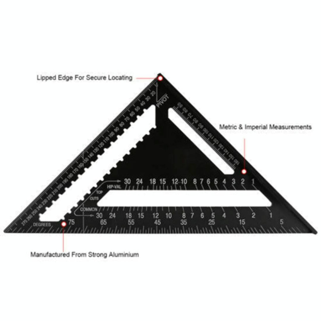 Woodworking Square Layout Gauge - Angle Ruler Measuring Tool