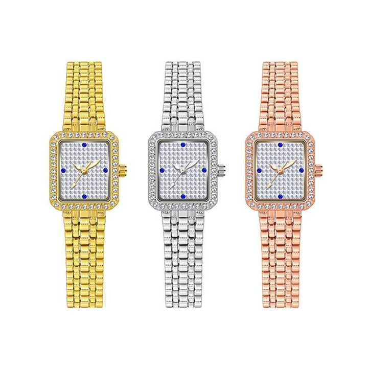 Stylish Diamond Women Alloy Watch Available - Silver