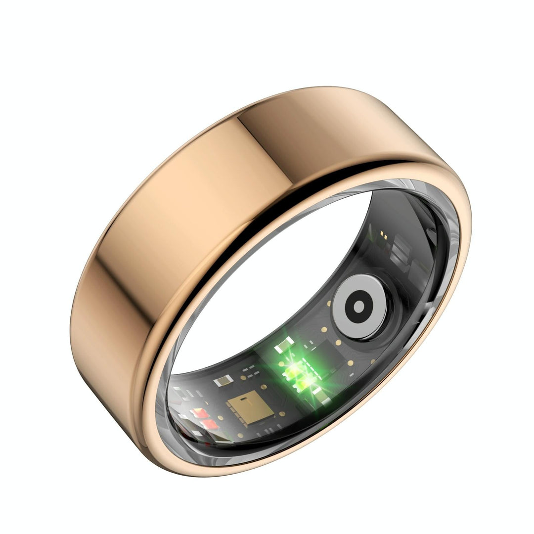 Smart Ring With Heart Rate Blood Oxygen Sleep Monitoring & Sports Modes - Size 8