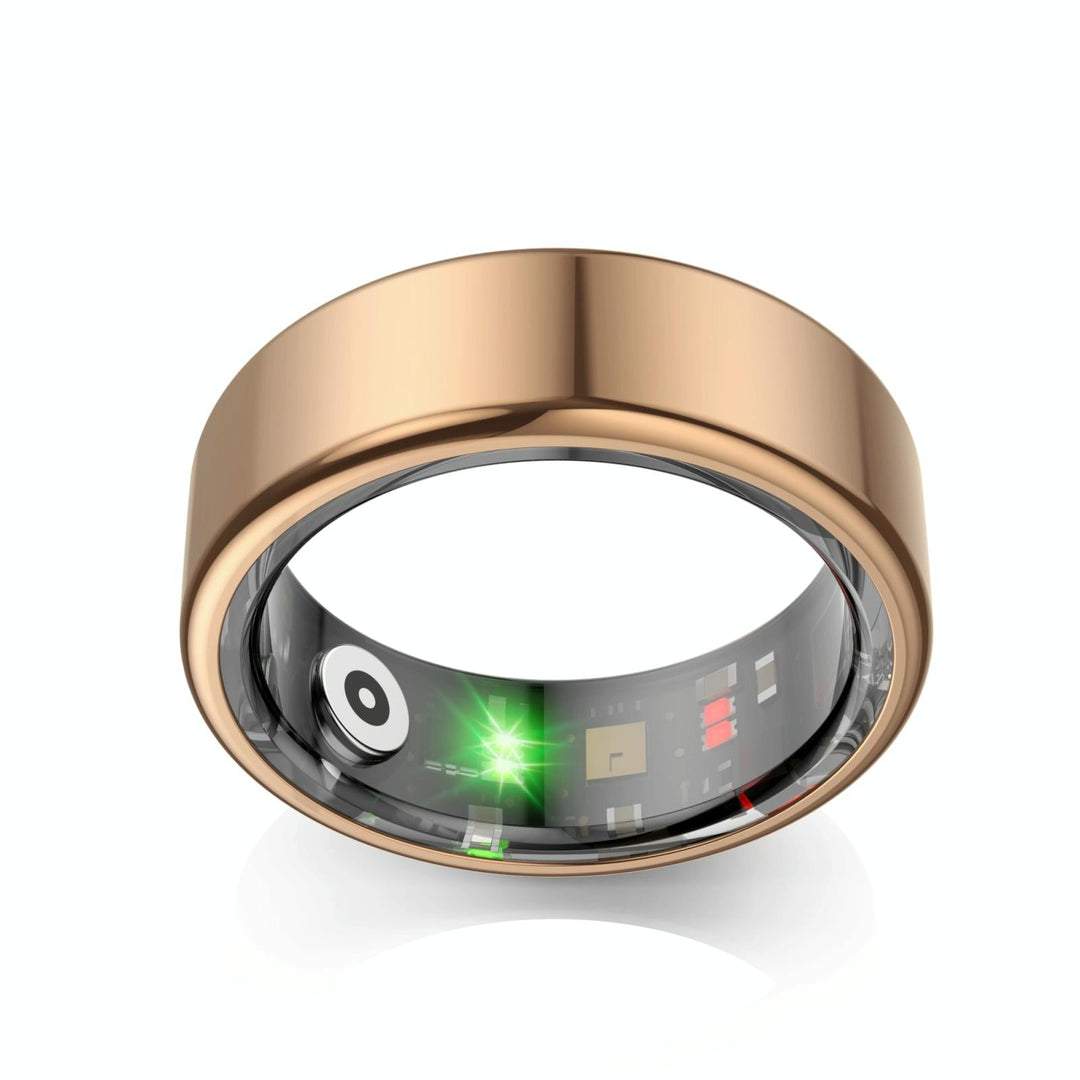 Smart Ring With Heart Rate Blood Oxygen Sleep Monitoring & Sports Modes - Size 8