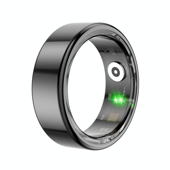 Smart Ring With Heart Rate Blood Oxygen Sleep Monitoring & Sports Modes - Size 8