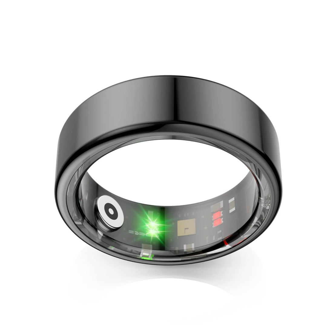 Smart Ring With Heart Rate Blood Oxygen Sleep Monitoring & Sports Modes - Size 8