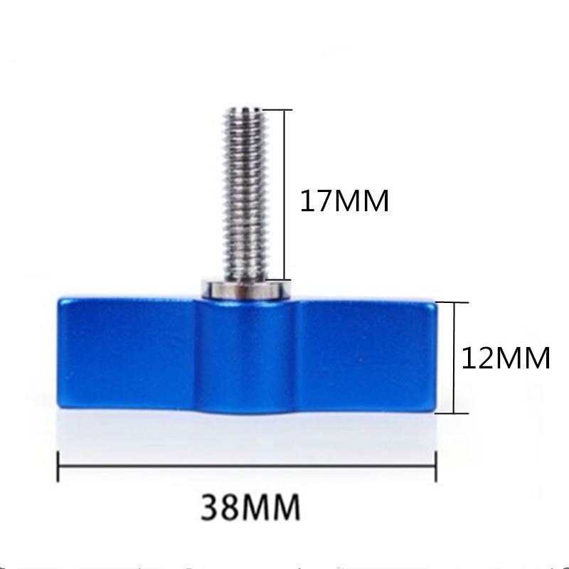 10Pcs T-Shaped Multi-Directional Screw With M6 Aluminum Alloy Handle