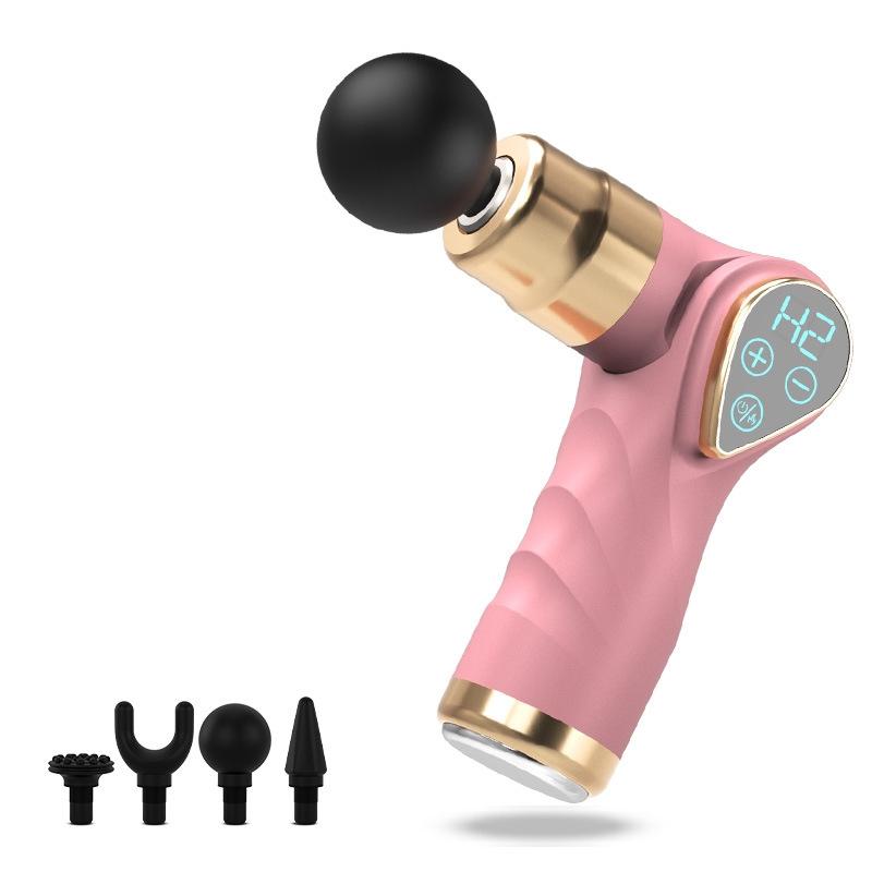 Compact Lcd Muscle Massager With Mini Fascia Gun