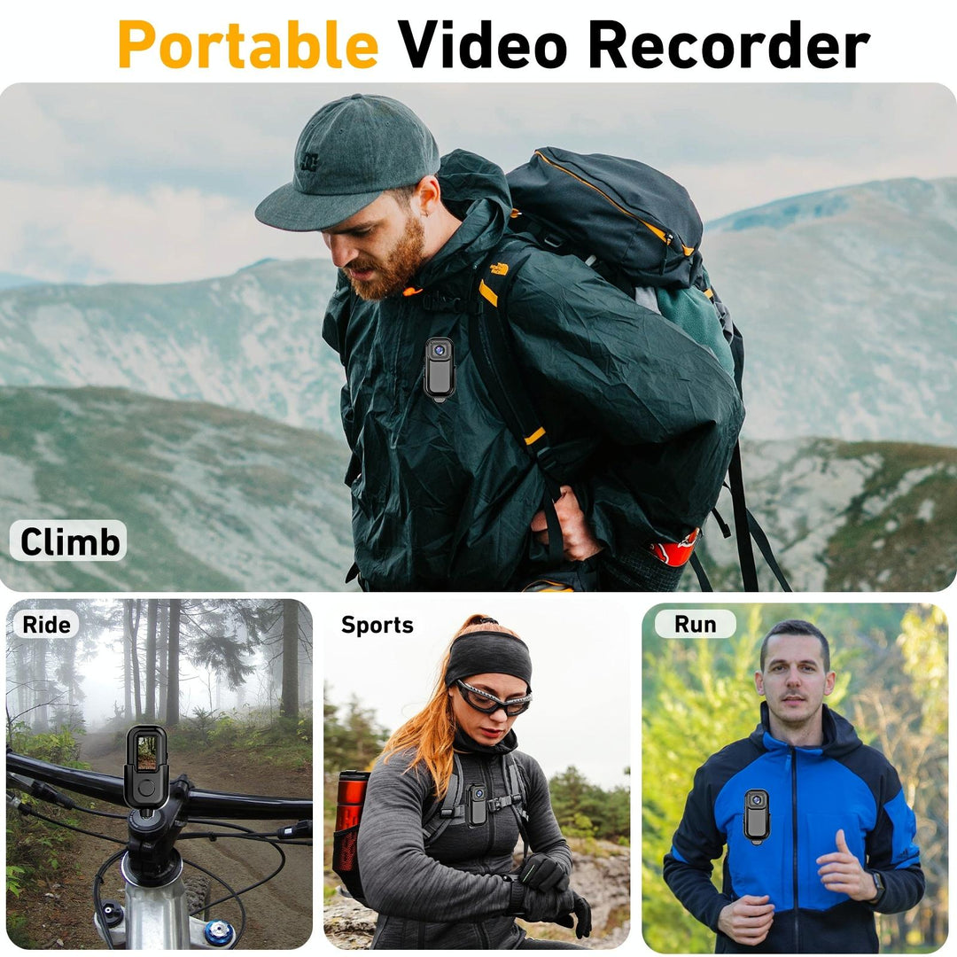 1080P Mini Action Cam For Sport Dv Video Recording 0.96 Inch Pocket Camera