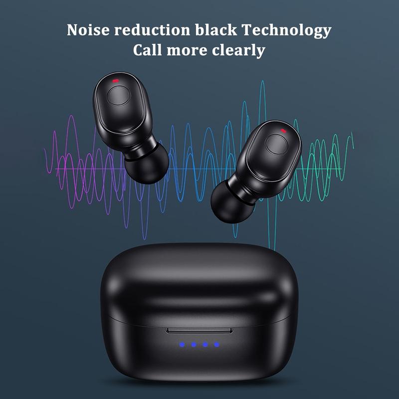 Waterproof Mini Touch-Control Bluetooth Earphones With Noise Cancelling