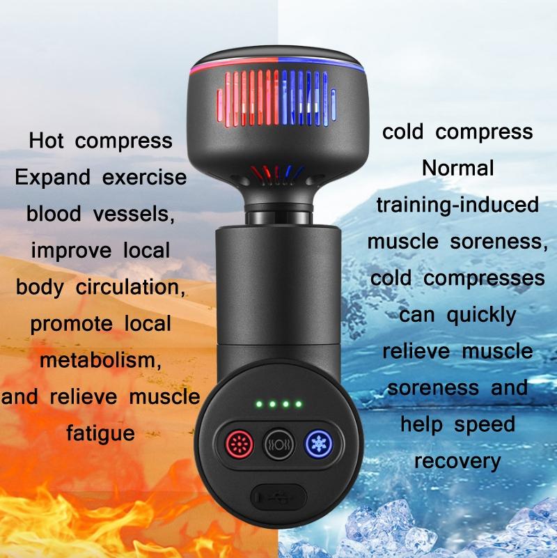 Brushless Massager With Hot Compress For Muscle Relaxation