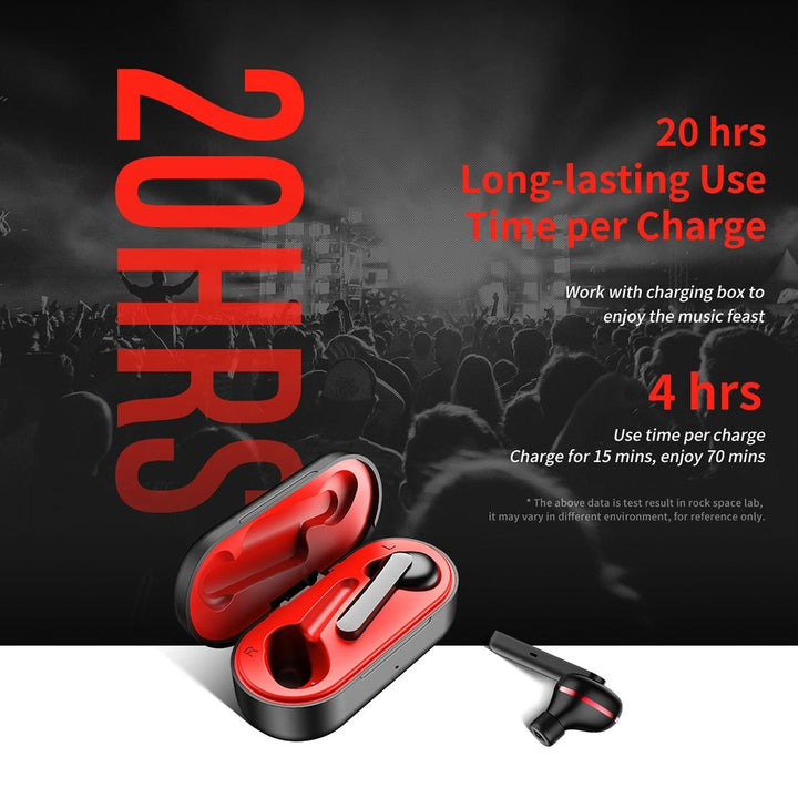 Waterproof Wireless Bluetooth Earphones - Stereo 5.0 - Black