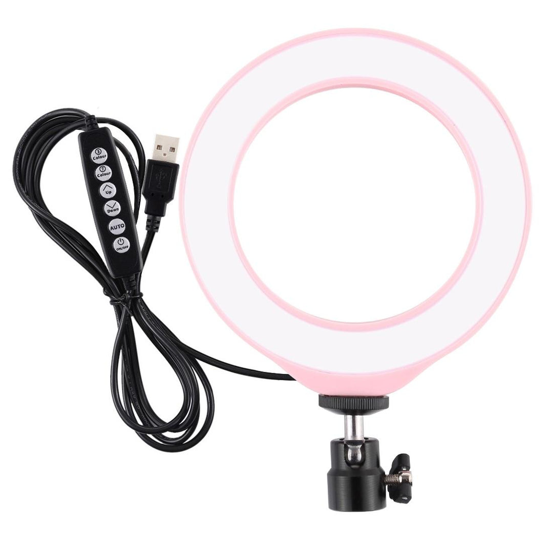 10 Mode Rgbw Led Ring Light With Tripod And Ball Head - 4.7 Inch Curved Surface