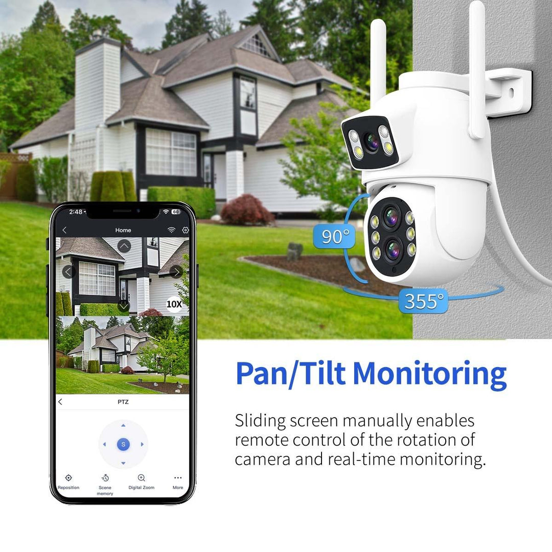 10X Optical Zoom Wifi Camera With Motion Detection