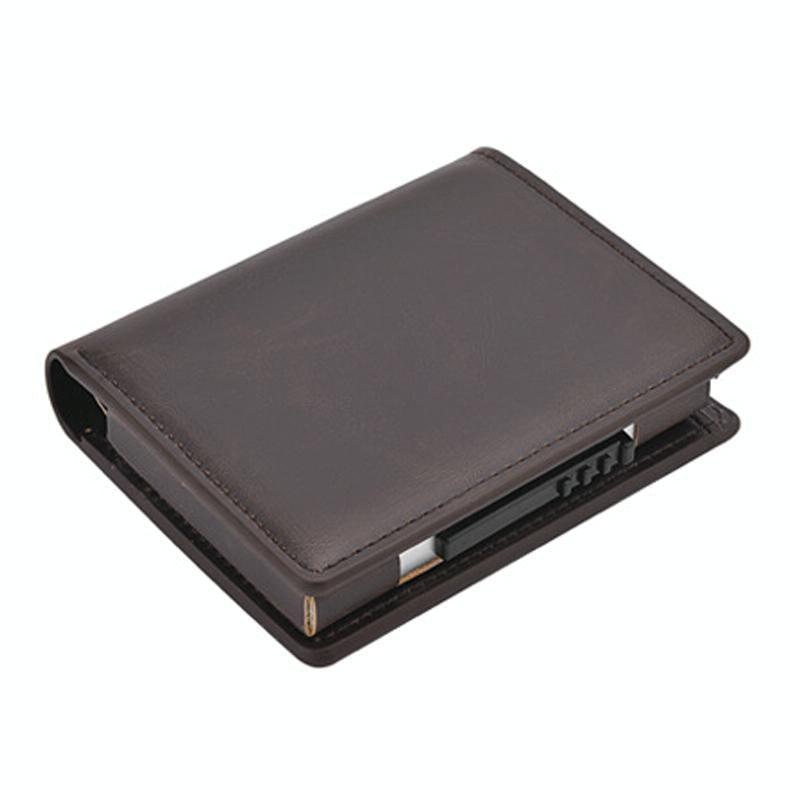 Rfid Blocking Short Wallet With Automatic Pop Up