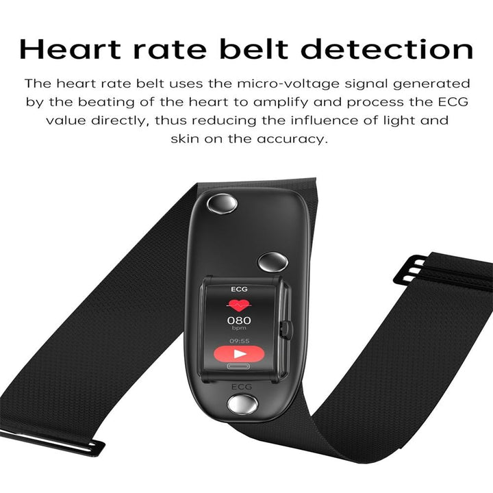 Smart Watch With Heart Rate And Blood Pressure Monitoring - Colour Screen