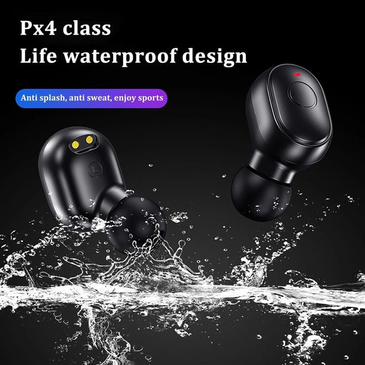 Waterproof Mini Touch-Control Bluetooth Earphones With Noise Cancelling