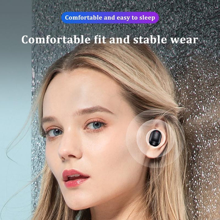 Waterproof Mini Touch-Control Bluetooth Earphones With Noise Cancelling