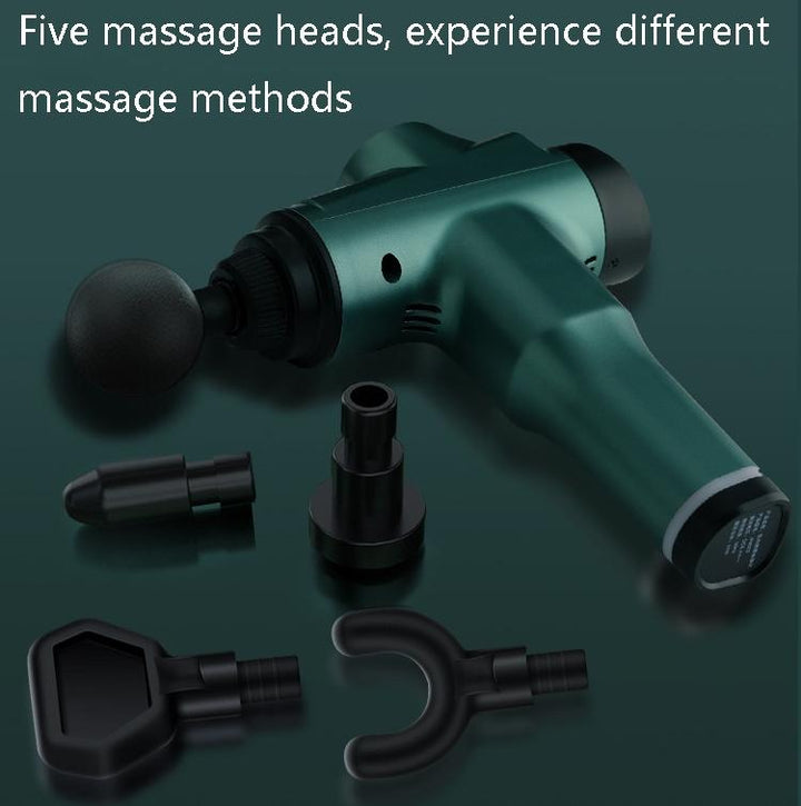 Portable Fascia Massage Gun For Muscle Relaxation - 6 Gears Blue