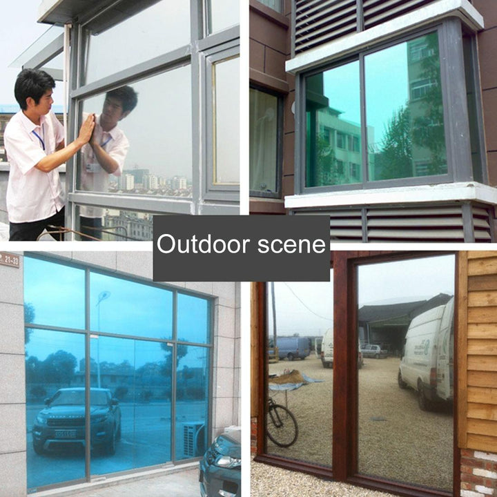 70Cm Uv Reflective One Way Privacy Window Film Sticker