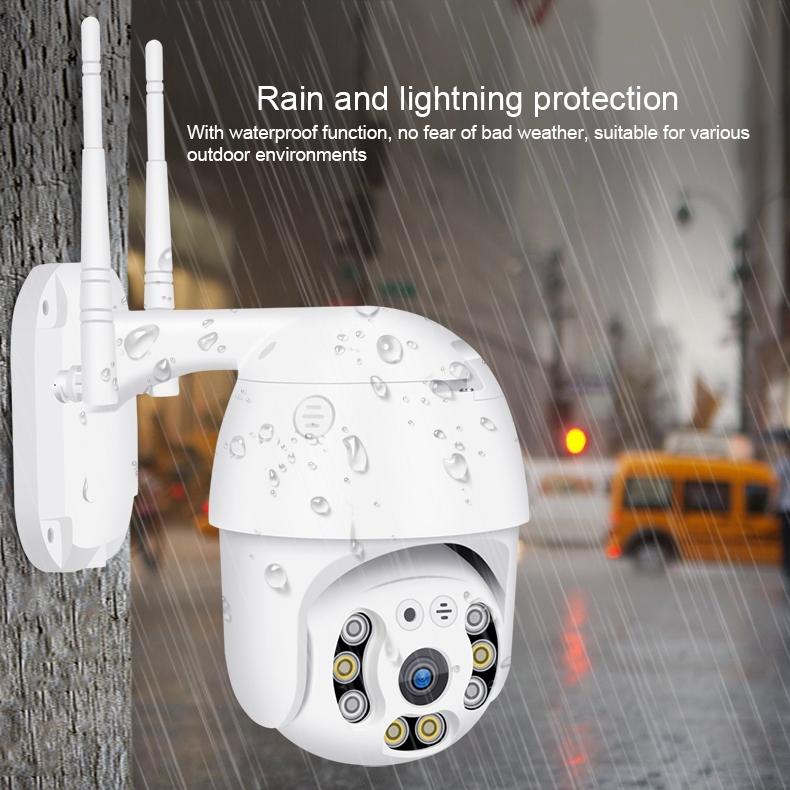 1080P Wifi Ip Camera With Night Vision Motion Detection Two-Way Audio & Tf Card Support