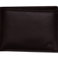 Futura Mens RFID Slim Leather Wallet - Brown