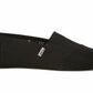 TOMS Mens Canvas Epadrilles Alpargata Shoes Slip On Classic - Black On Black - US 10