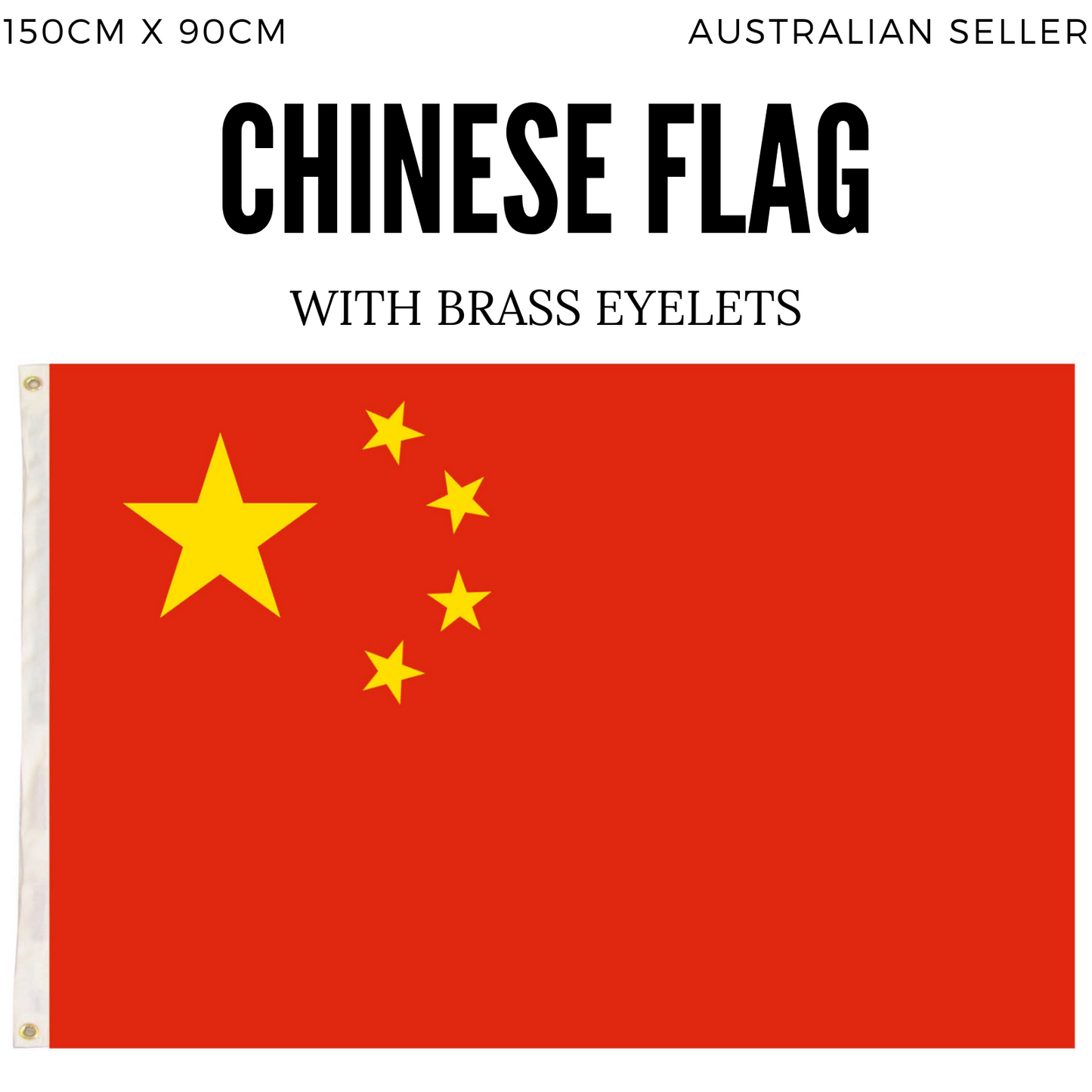 China Country Flag Chinese Heavy Duty CN - 150cm x 90cm