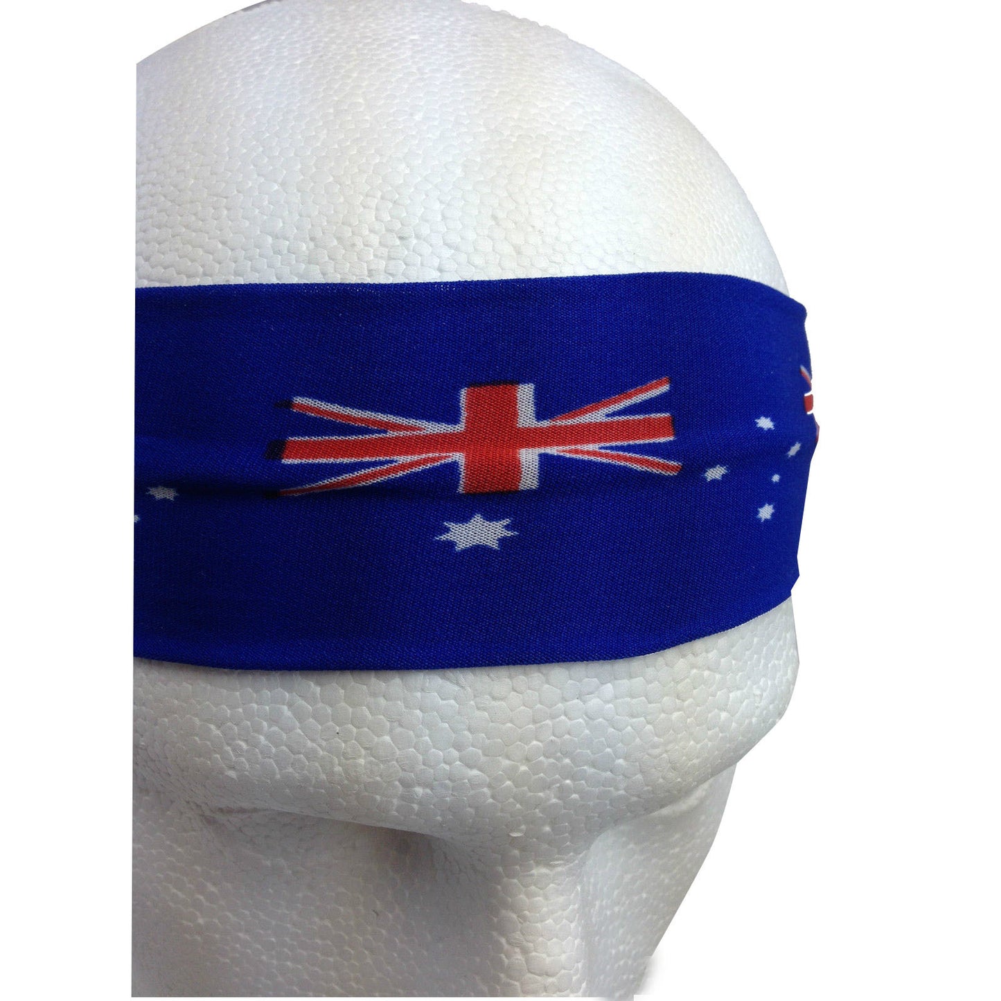 Aussie Flag Australia HEADBAND For Tennis Cricket Australia Day Costume Oz - Blue